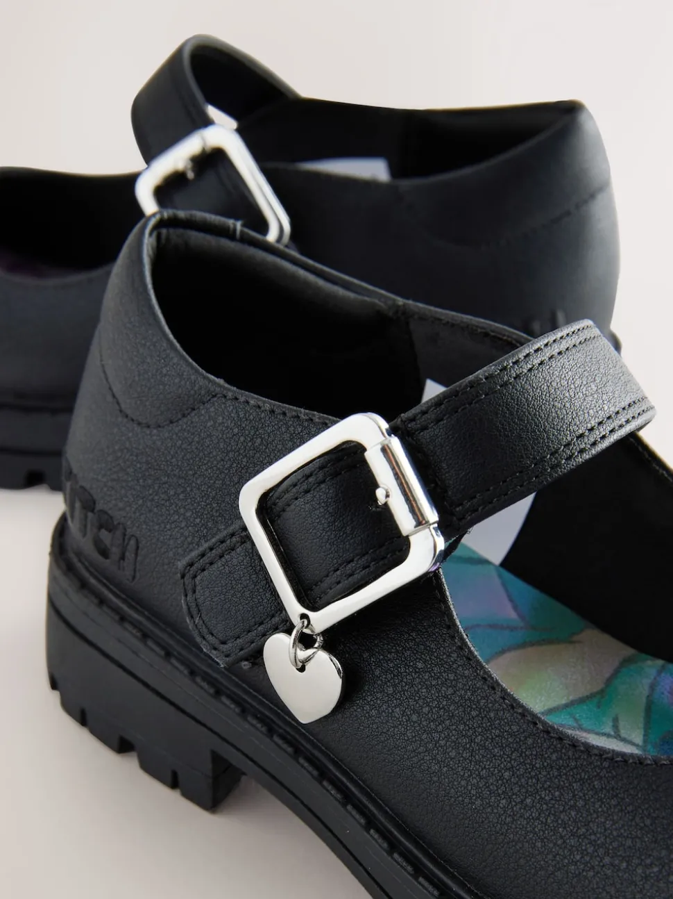 Black Lilo & Stitch Mary Jane School Shoes