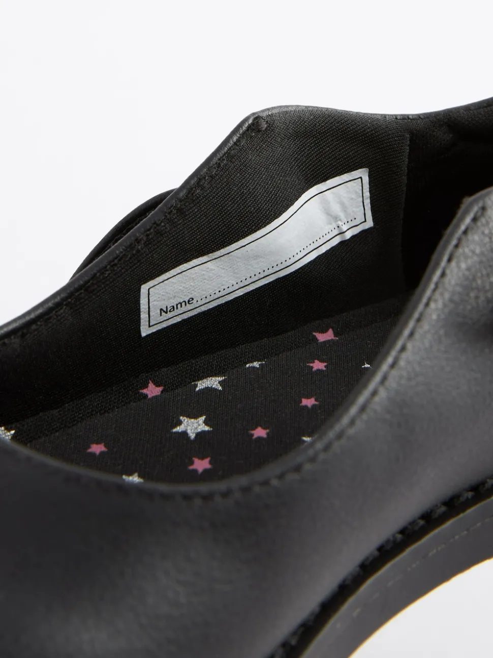 Black Matt School Mary Jane Crepe Sole Shoes
