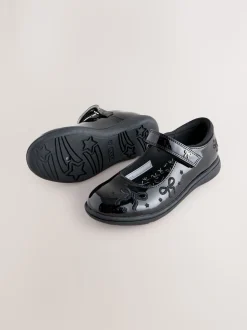 Black Patent Bow Mary Jane School Shoes