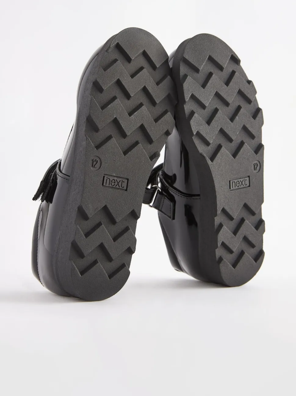 Black Patent Junior School Mary Jane Shoes