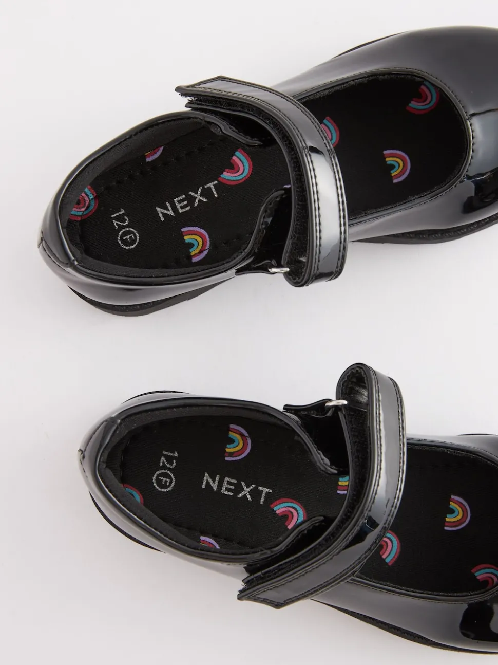 Black Patent Junior School Mary Jane Shoes