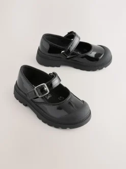 Black Patent Mary Jane School Shoes