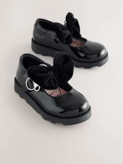 Black Patent Minnie Mouse Mary Jane School Shoes
