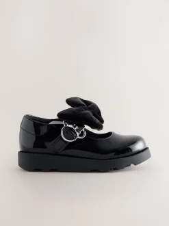 Black Patent Minnie Mouse Mary Jane School Shoes