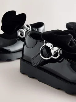 Black Patent Minnie Mouse Mary Jane School Shoes