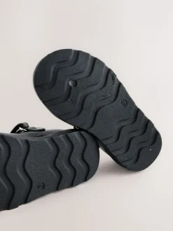 Black Patent T-Bar School Shoes