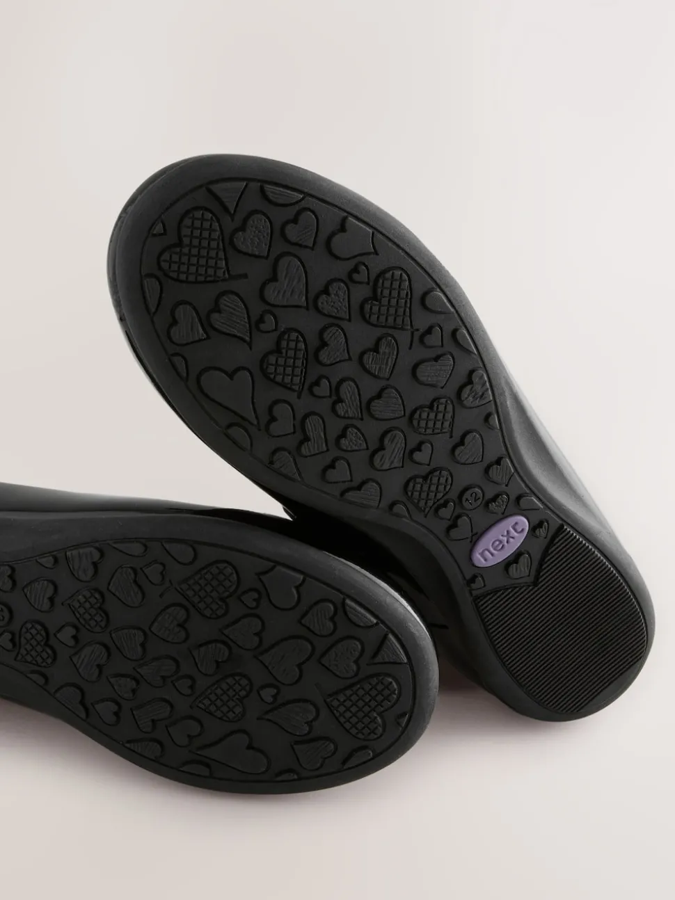 Black Patent Wide Fit (G) Leather Ballerina School Shoes