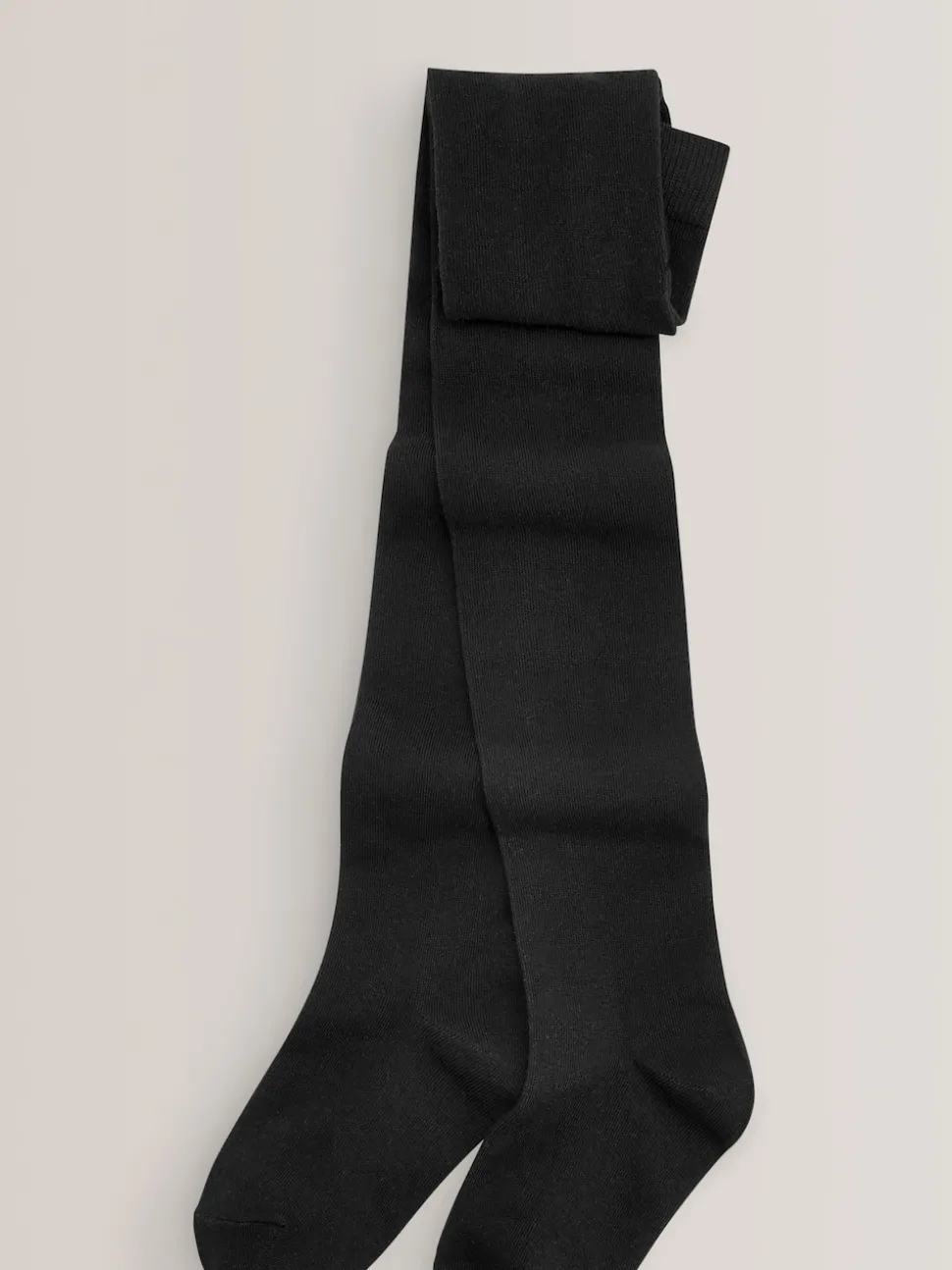 Black Regular Length 3 Pack Cotton Rich School Tights