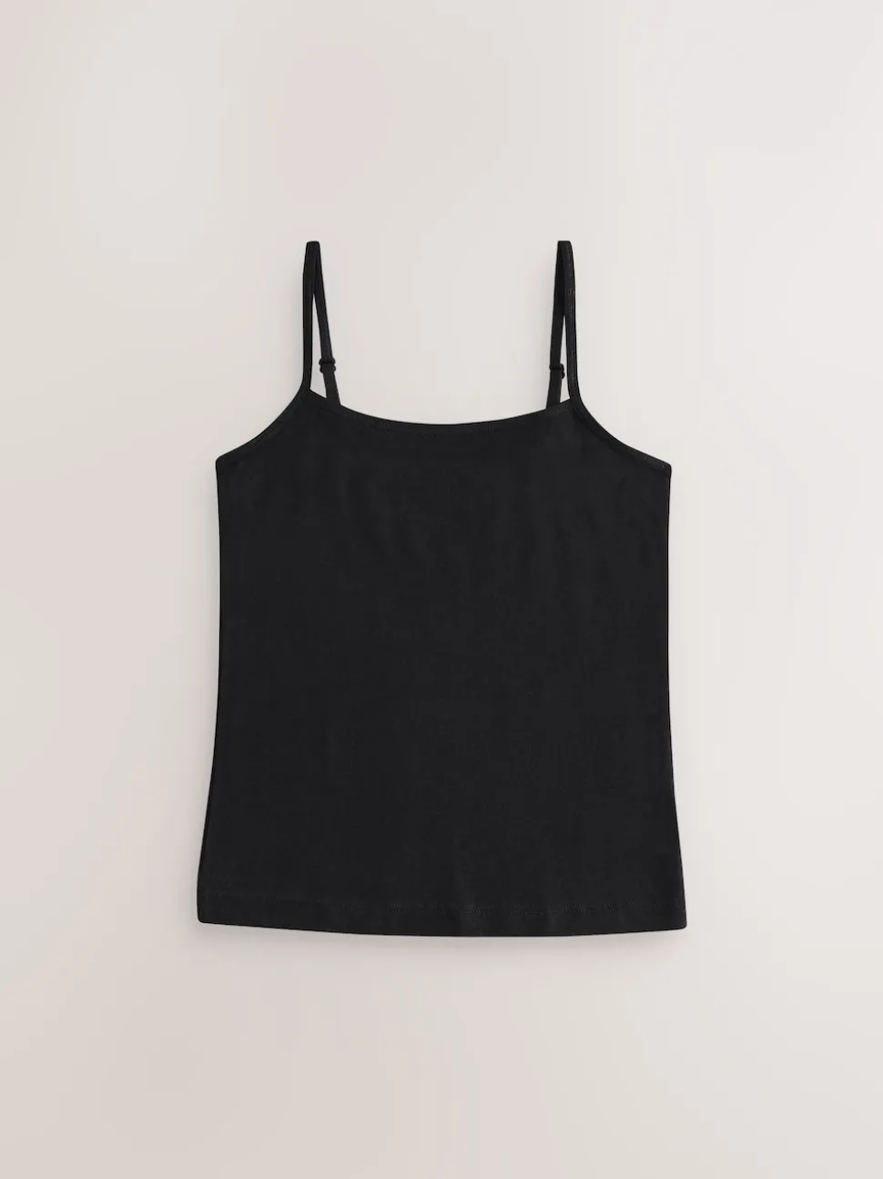 Black Strappy Cami Vests 3 Pack (1.5-16yrs)