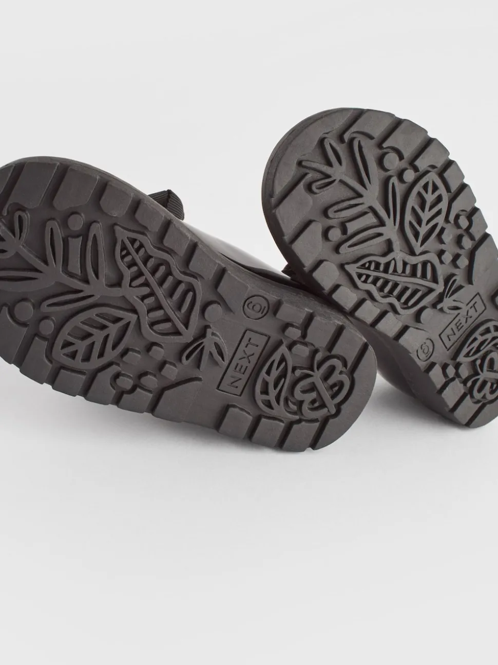 Black Wide Fit (G) Chunky Bow Mary Jane Shoes