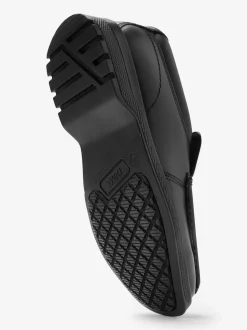 Black Wide Fit (G) School Leather Loafer Shoes