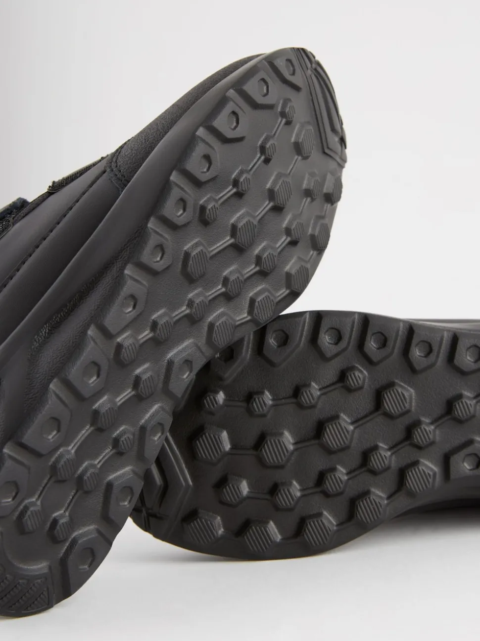 Black Wide Fit (G) Touch Fastening Leather School Shoes