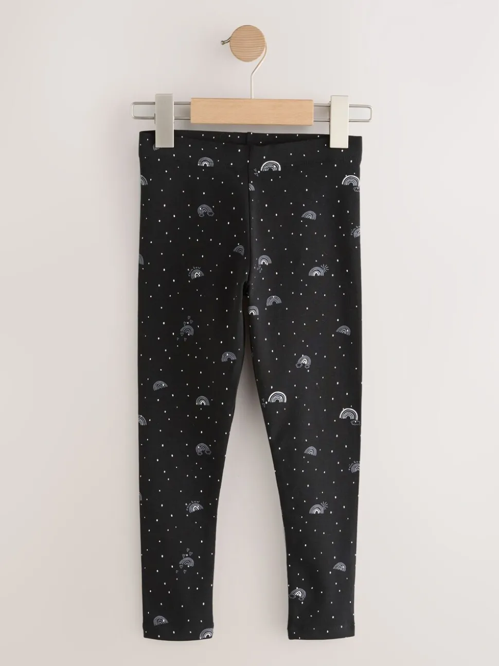 Black and White Rainbow Leggings (3-16yrs)