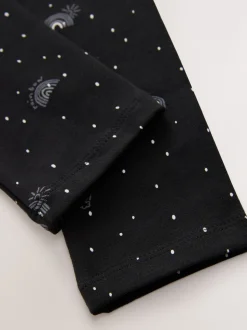 Black and White Rainbow Leggings (3-16yrs)