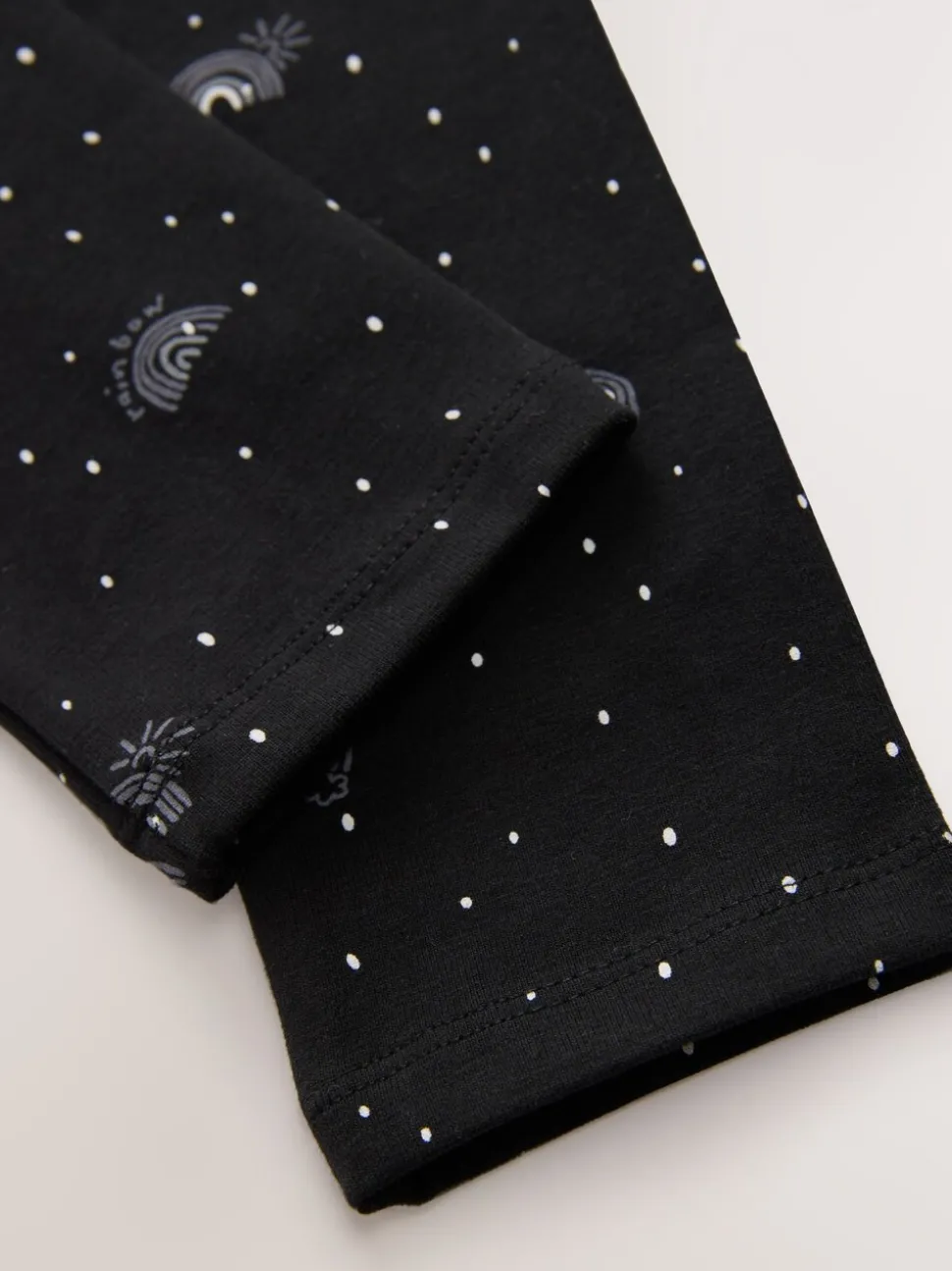 Black and White Rainbow Leggings (3-16yrs)