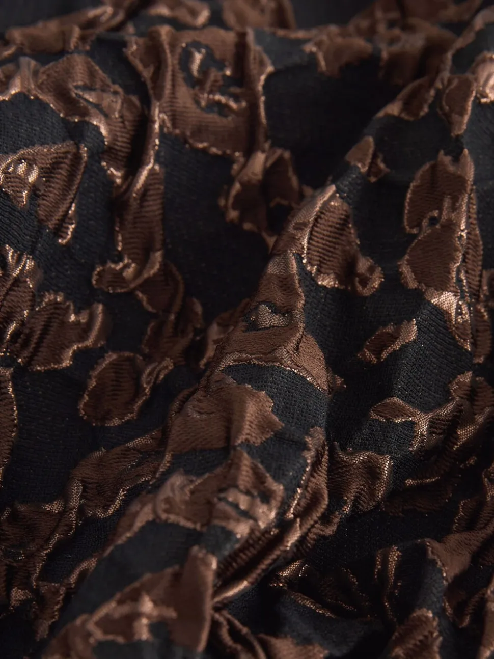 Black Animal Print Bubble Skirt (3-16yrs)