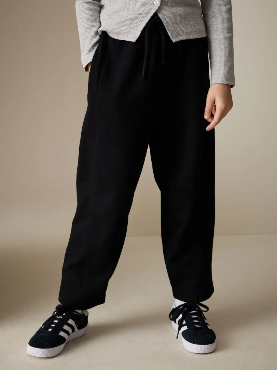 Black Barrel Joggers (3-16yrs)