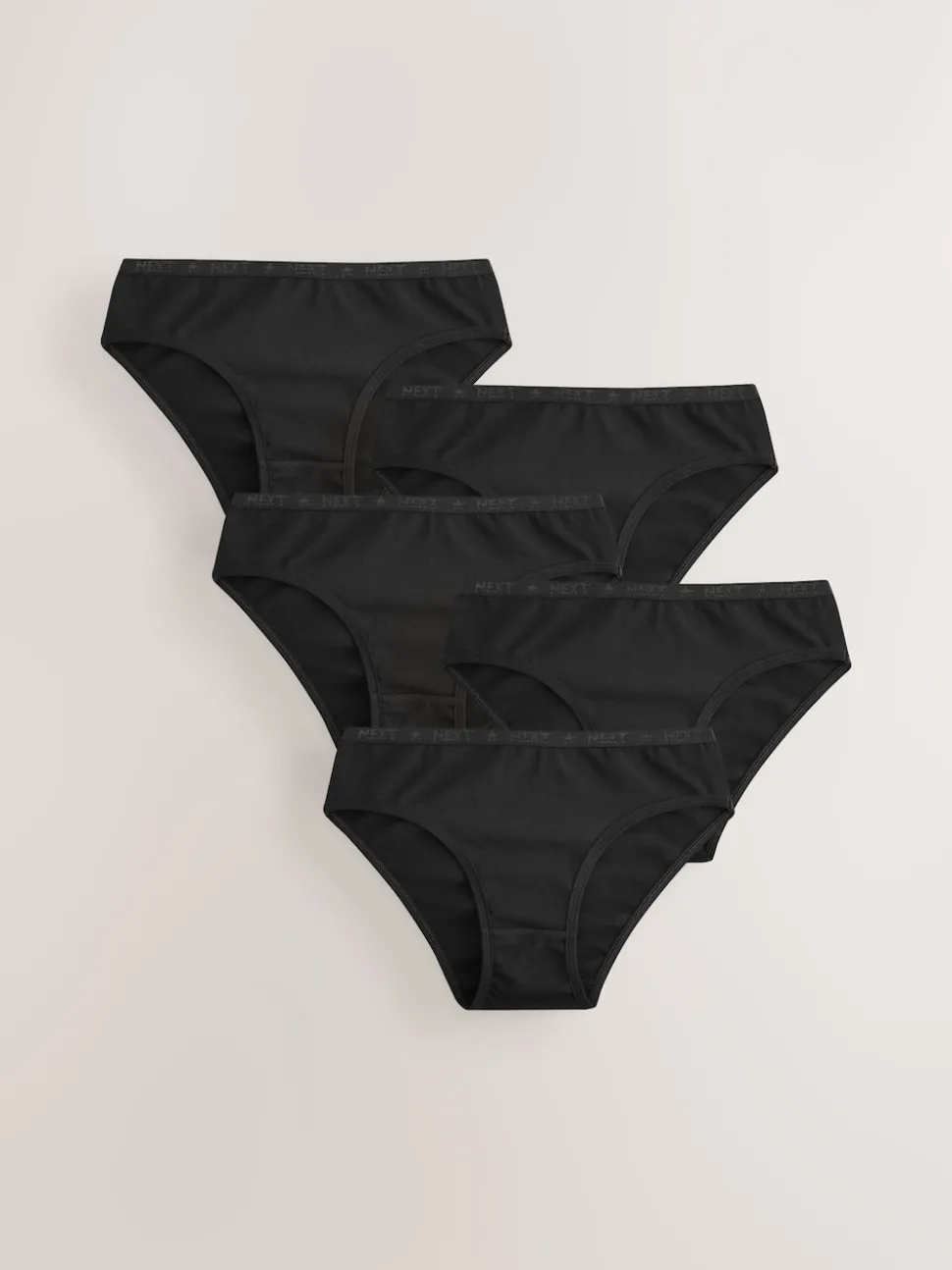 Black Bikini Briefs 5 Pack (5-16yrs)