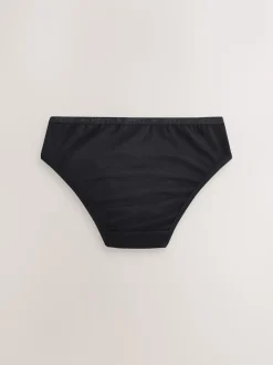 Black Bikini Briefs 5 Pack (5-16yrs)