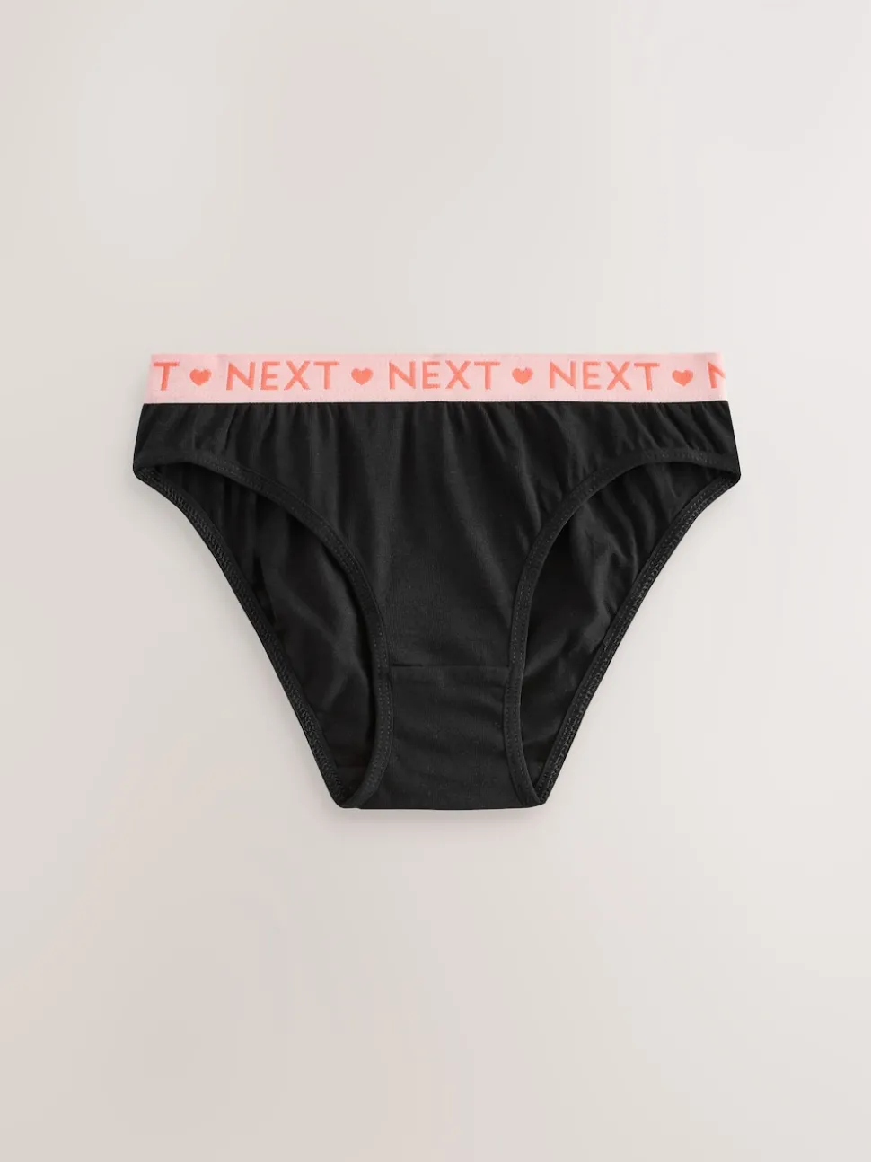 Black Bikini Briefs 7 Pack (5-16yrs)