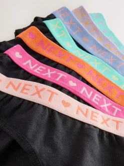 Black Bikini Briefs 7 Pack (5-16yrs)