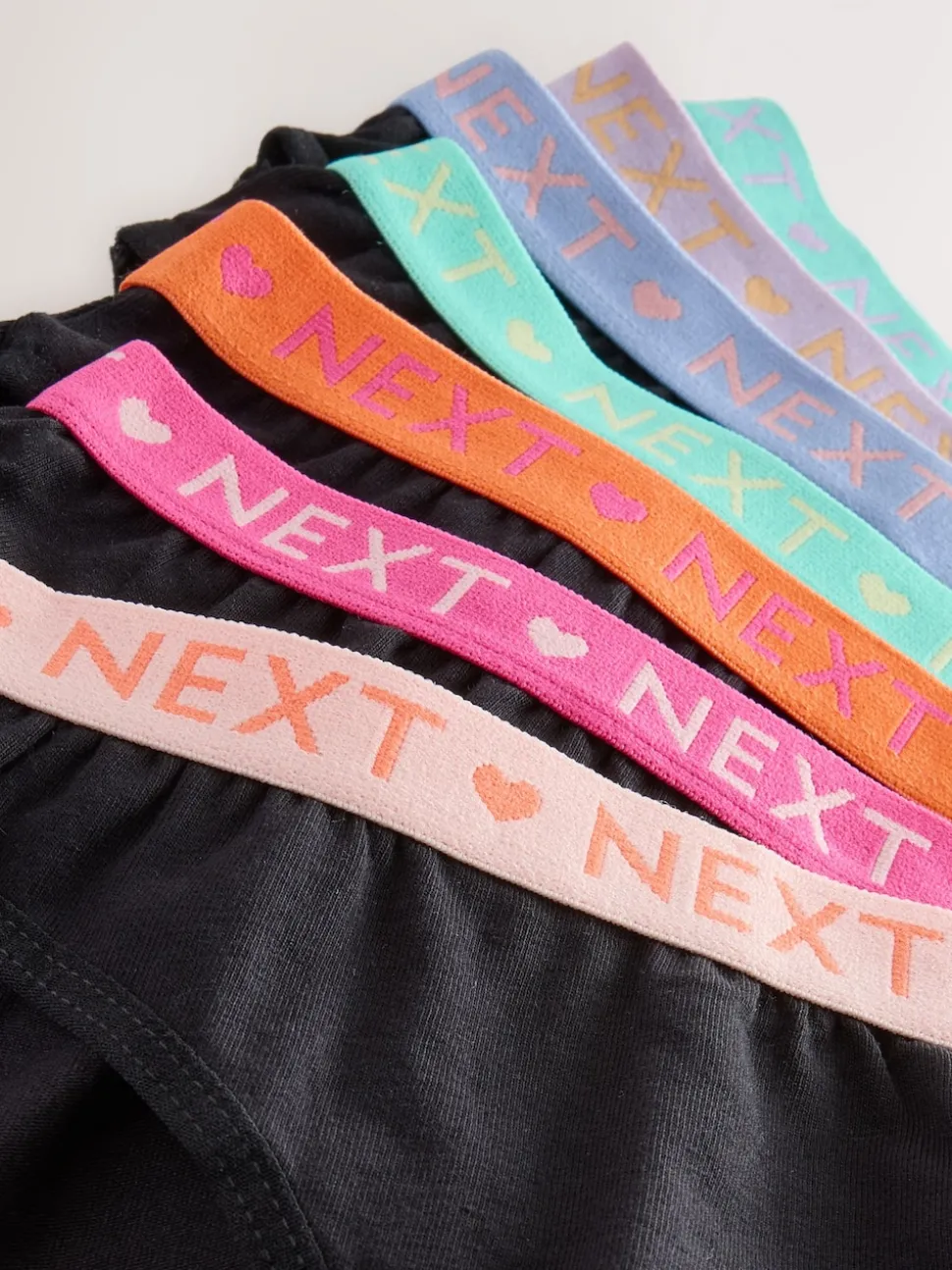 Black Bikini Briefs 7 Pack (5-16yrs)
