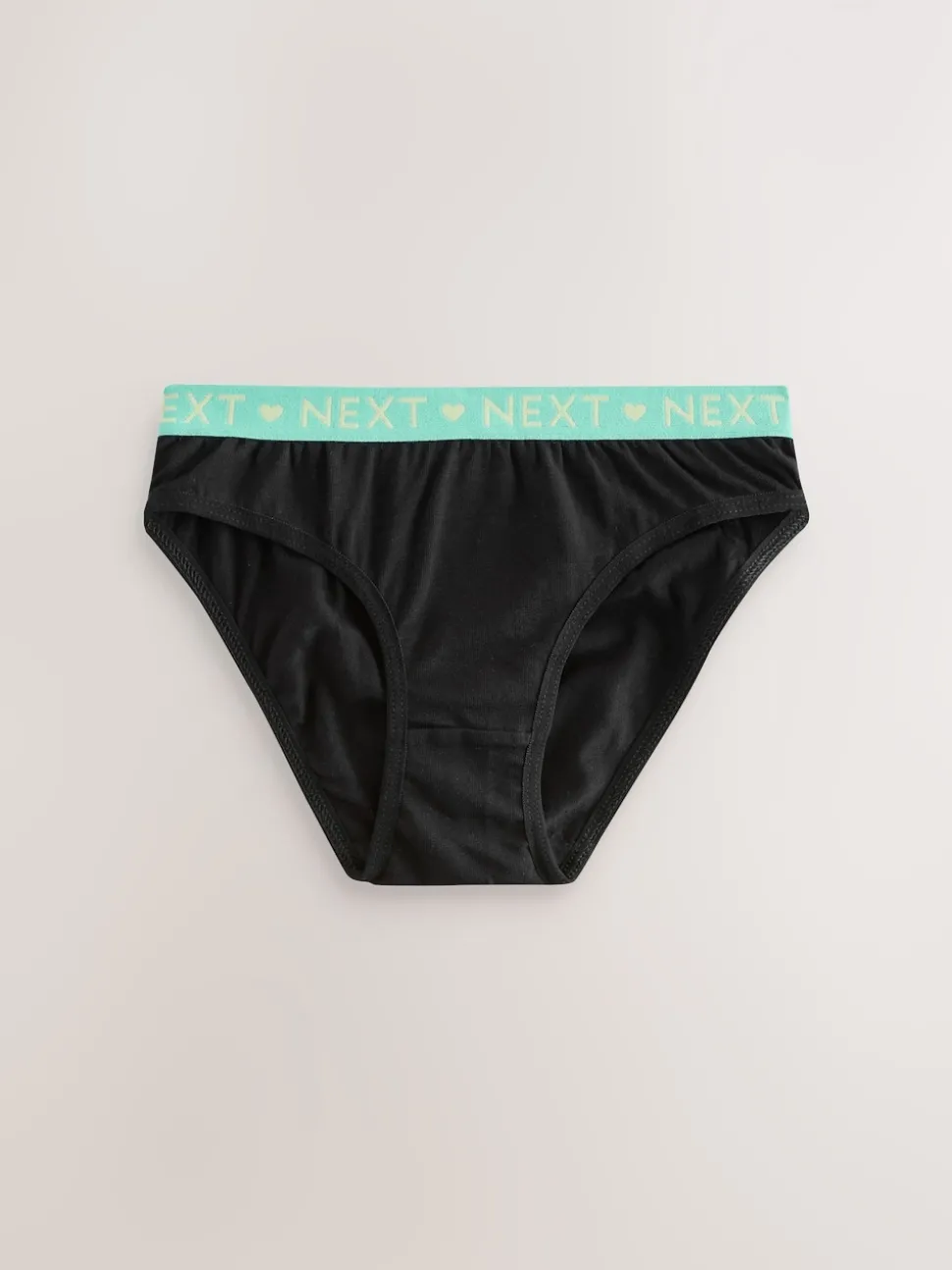 Black Bikini Briefs 7 Pack (5-16yrs)