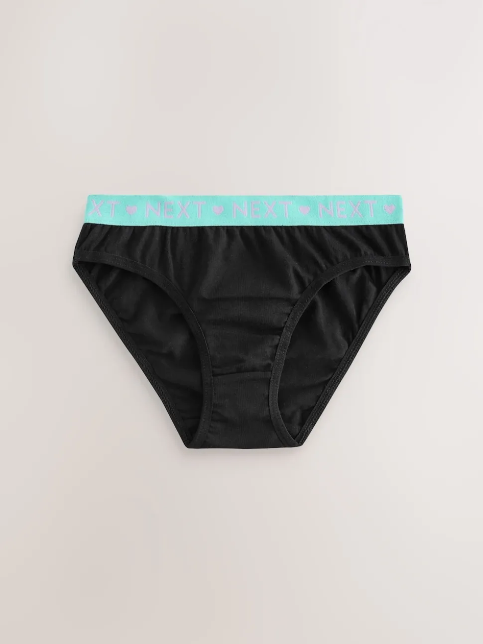 Black Bikini Briefs 7 Pack (5-16yrs)