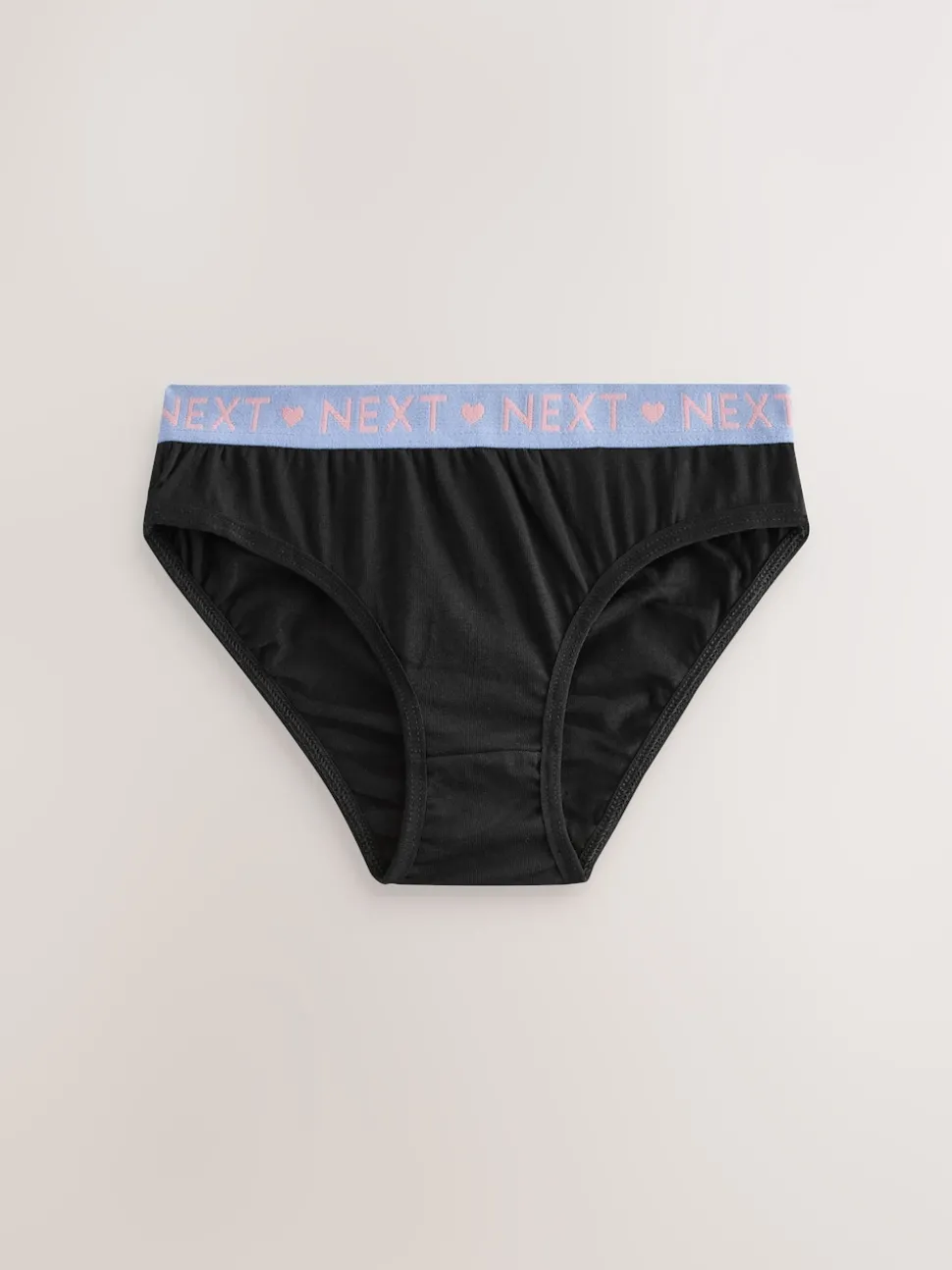 Black Bikini Briefs 7 Pack (5-16yrs)