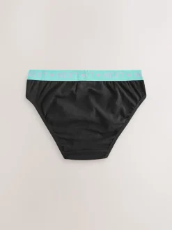 Black Bikini Briefs 7 Pack (5-16yrs)