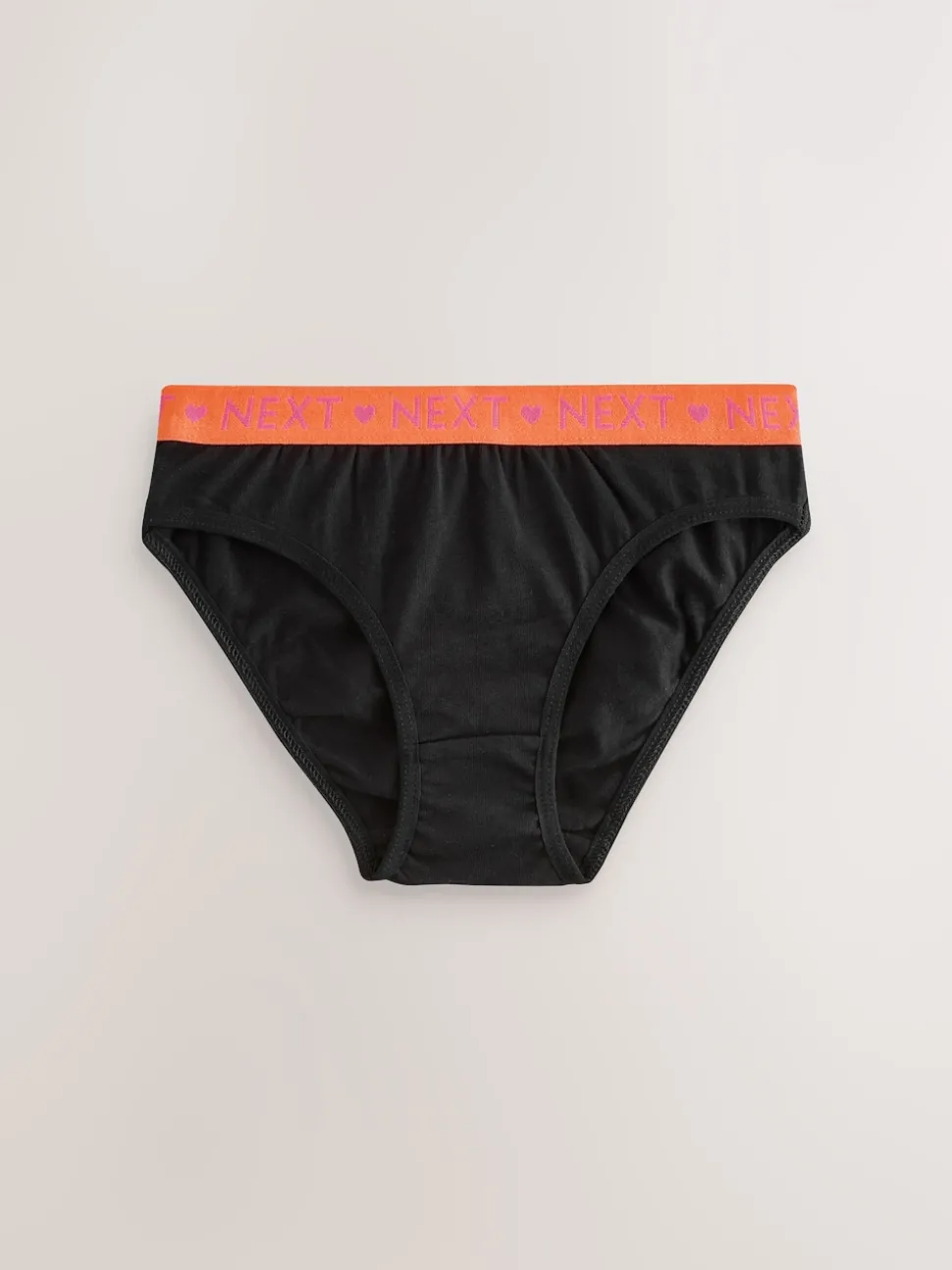 Black Bikini Briefs 7 Pack (5-16yrs)