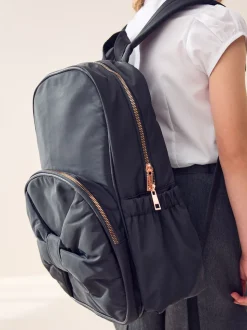 Black Bow Backpack