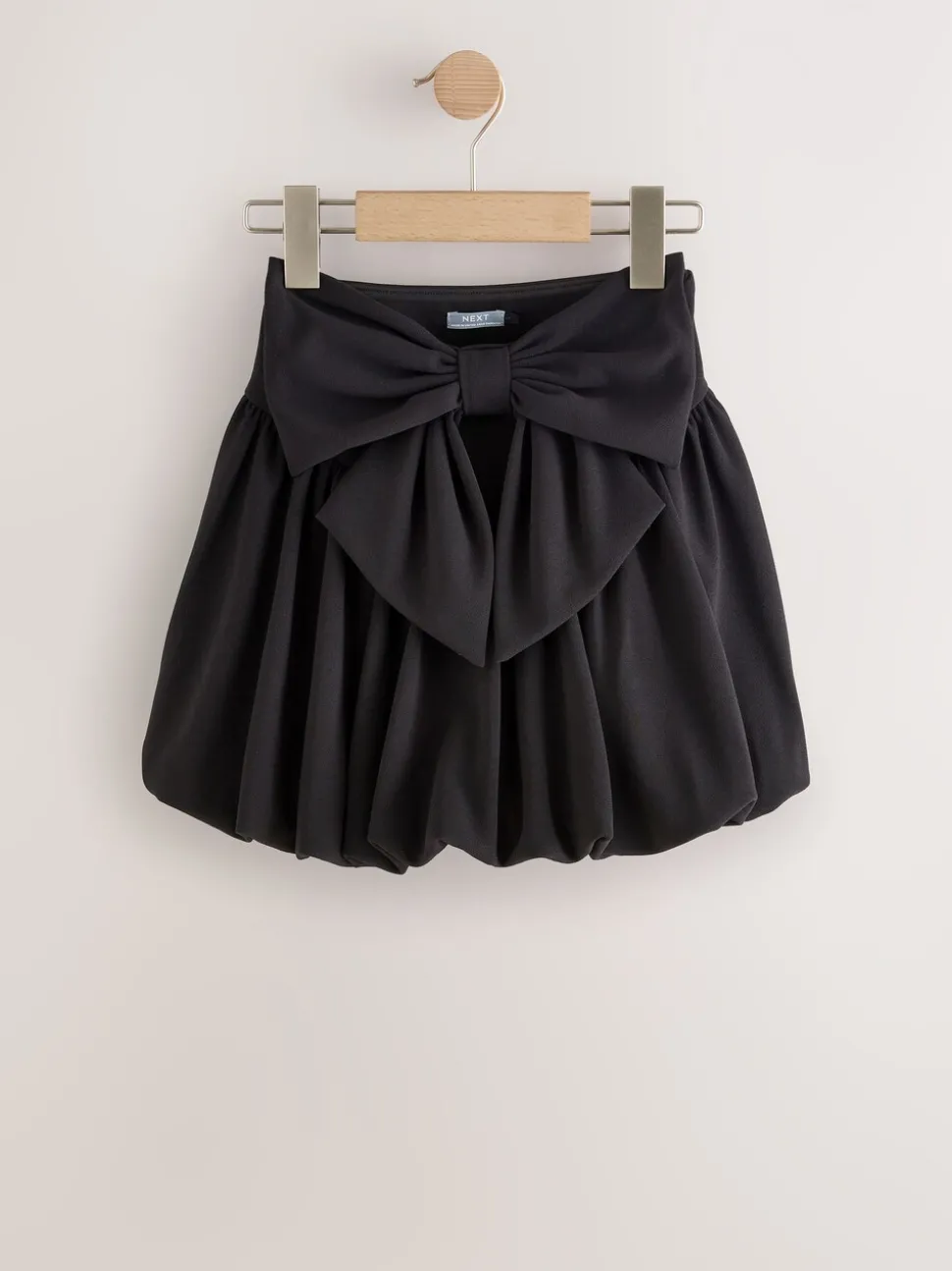 Black Bow Puffball Skirt (3-16yrs)