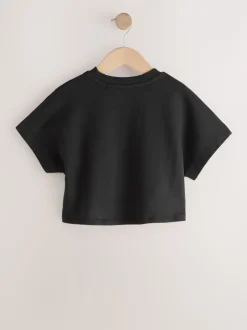 Black Boxy Bows T-Shirt (3-16yrs)