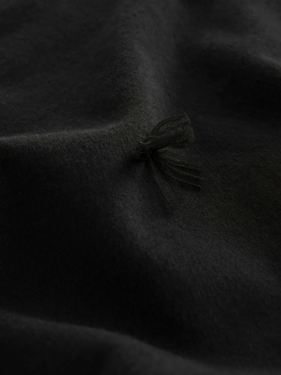 Black Boxy Bows T-Shirt (3-16yrs)