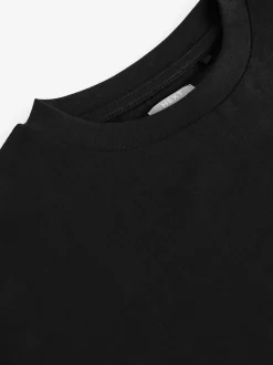 Black Boxy T-Shirt (3-16yrs)