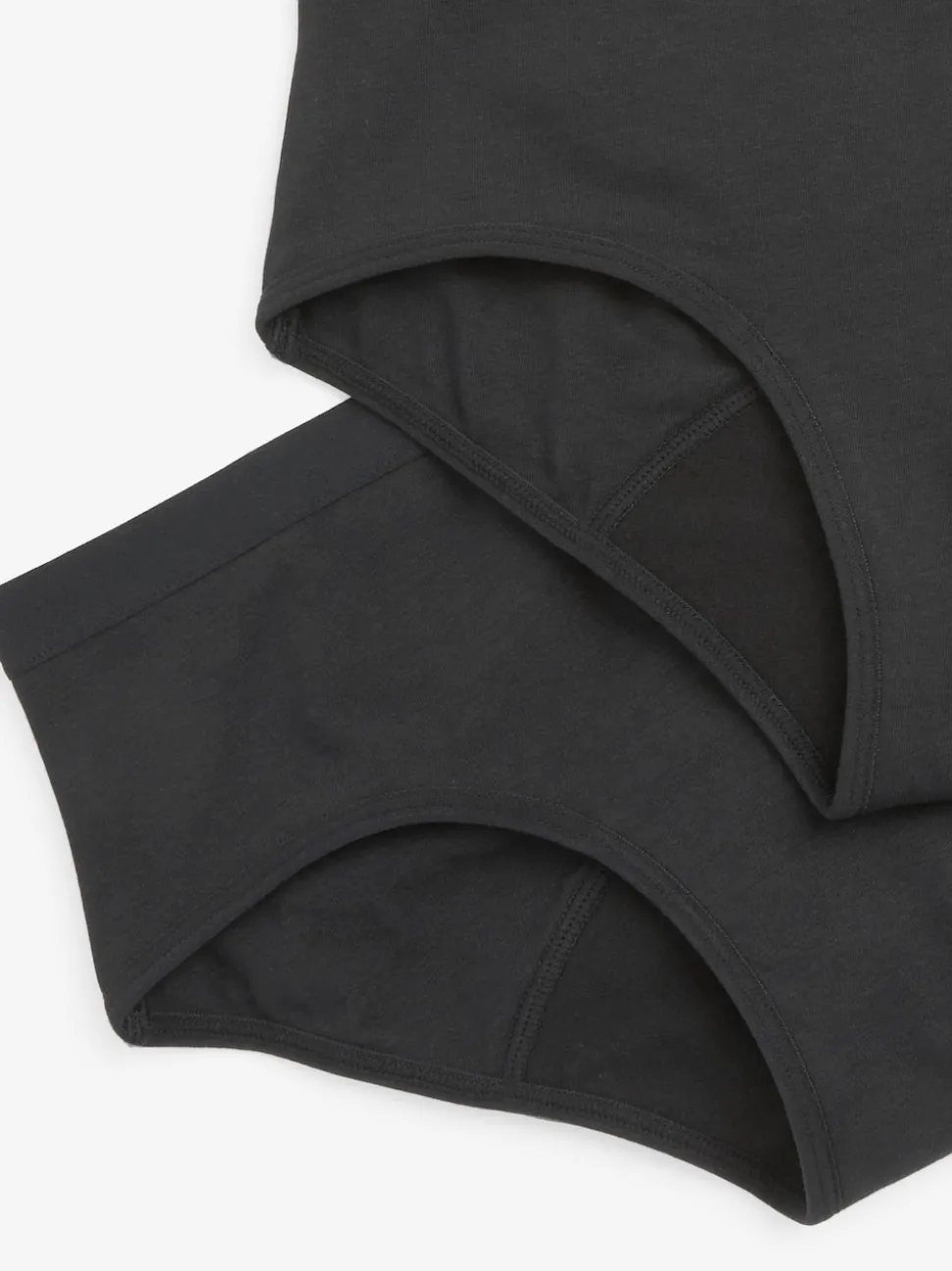Black Briefs 2 Pack Teen Light Flow Period Pants (7-16yrs)