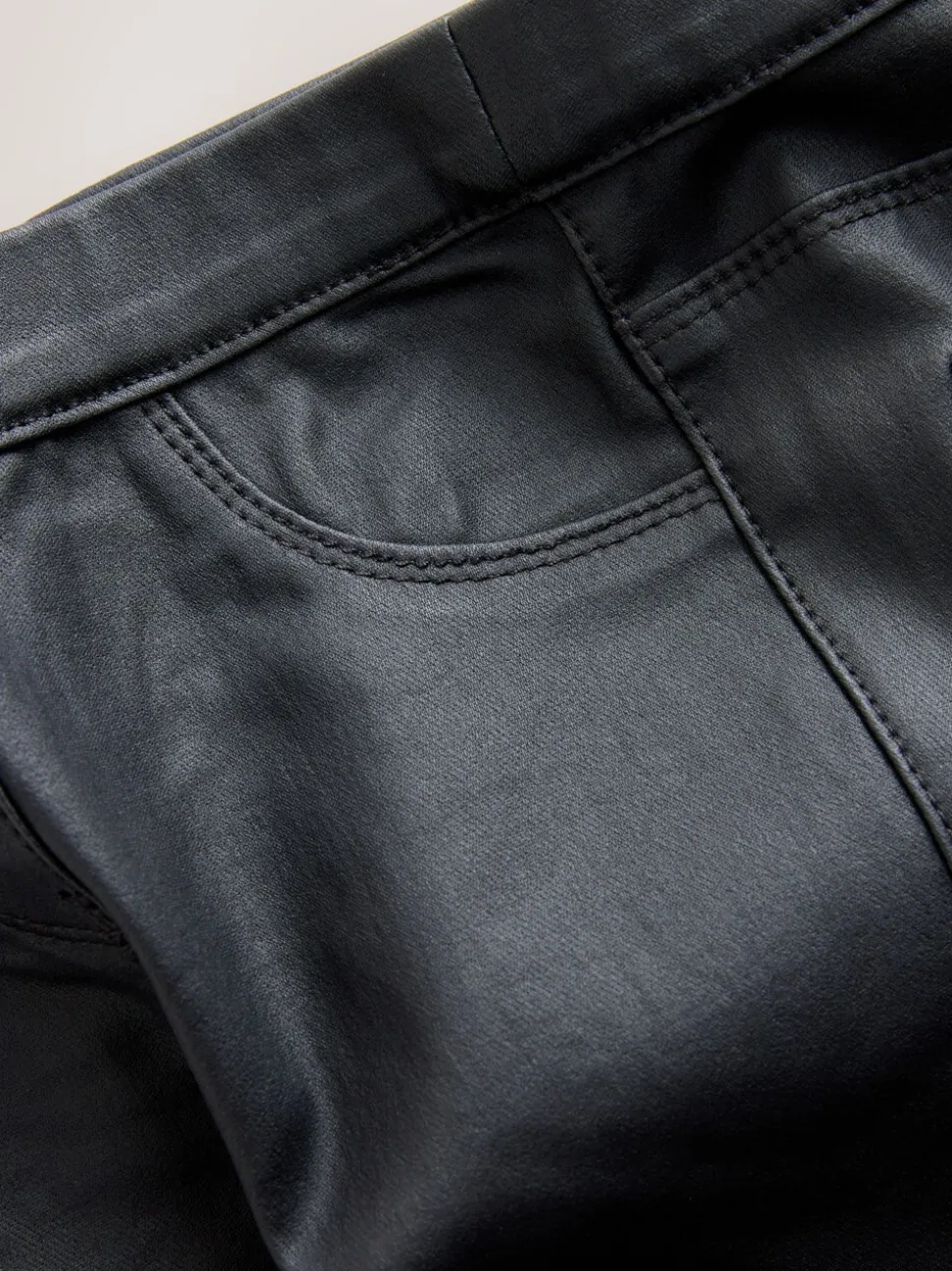 Black Coated Jeggings (3-16yrs)