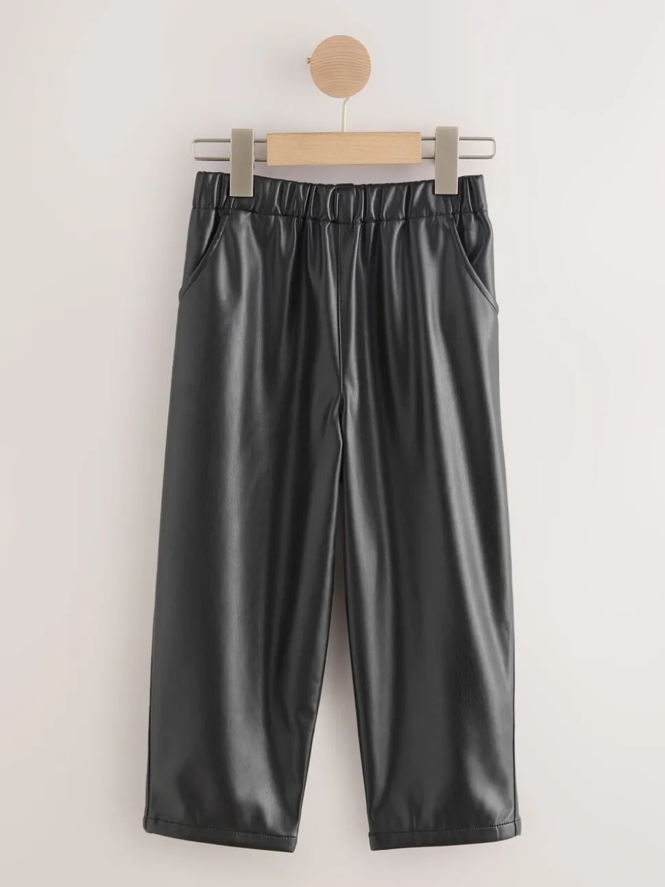 Black Coated Pullon Barrel Trousers (3-16yrs)