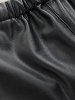 Black Coated Pullon Barrel Trousers (3-16yrs)