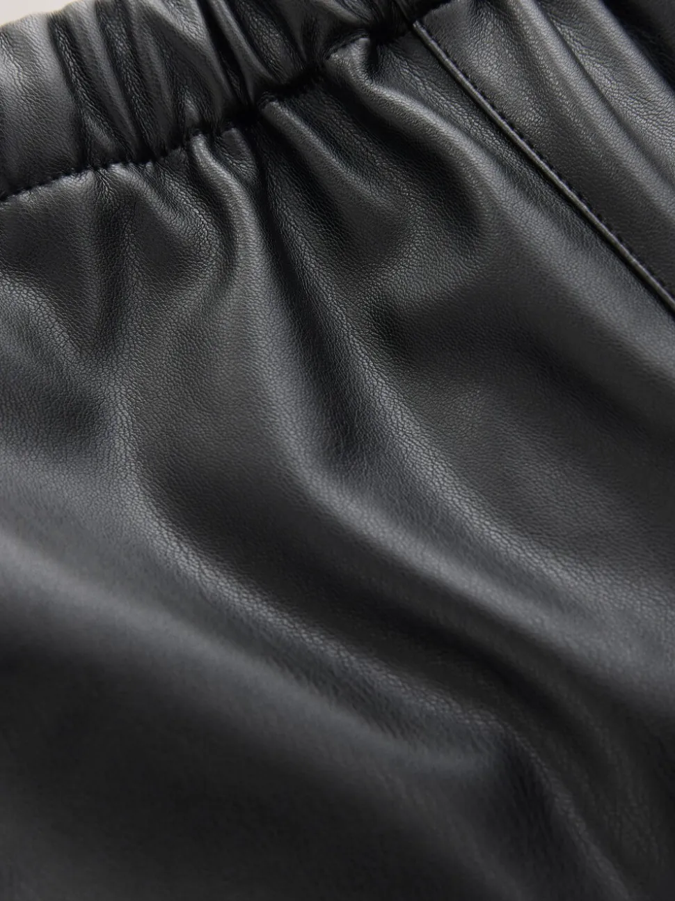 Black Coated Pullon Barrel Trousers (3-16yrs)