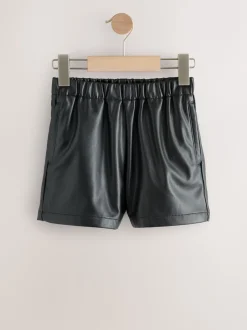 Black Coated Shorts (3-16yrs)