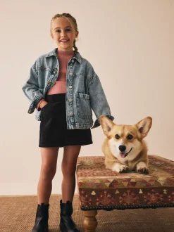 Black Corduroy Skirt (3-16yrs)