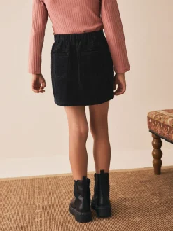 Black Corduroy Skirt (3-16yrs)
