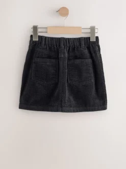 Black Corduroy Skirt (3-16yrs)