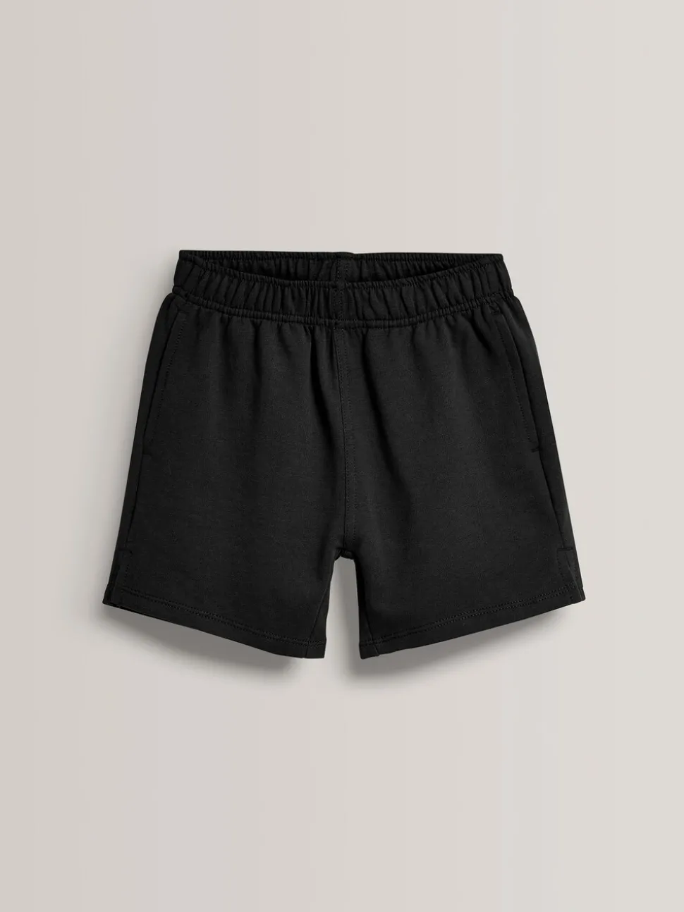 Black 100% Cotton Jersey School Shorts (3-16yrs)