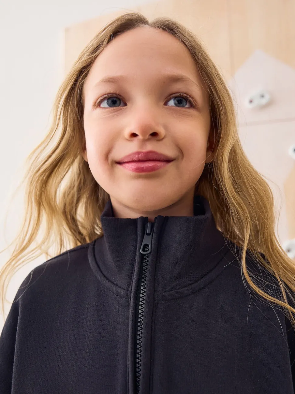 Black Cotton Rich Sports Funnel Neck Sweat and Joggers Set (3-16yrs)