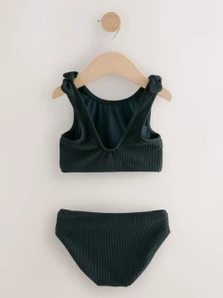 Black Crinkle Bikini (3-16yrs)