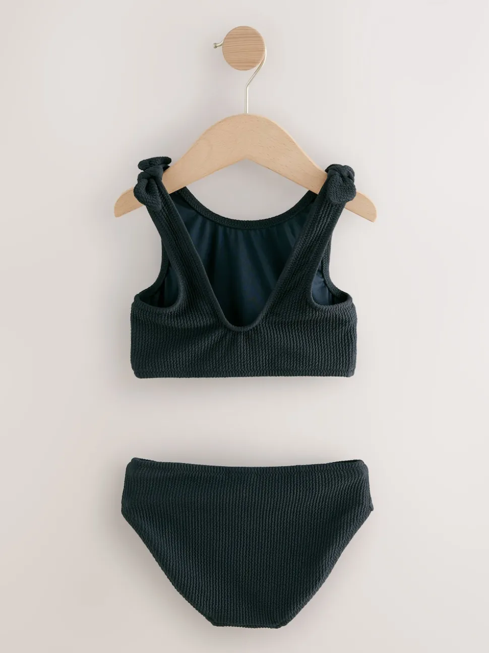 Black Crinkle Bikini (3-16yrs)