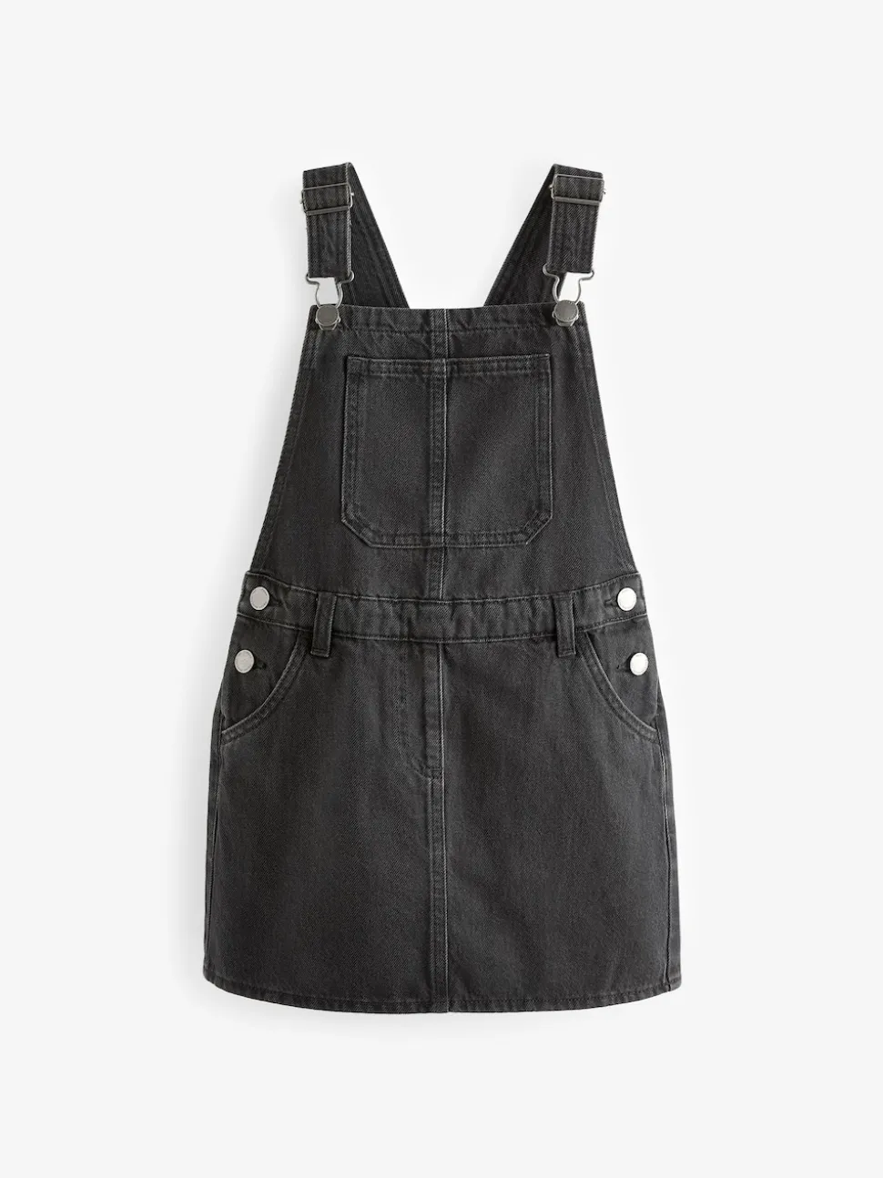 Black Denim Pinafore Dress (3-16yrs)
